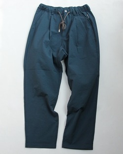 GYMMASTER ”Seersucker Tuck Pants NAVY”250416 (4)