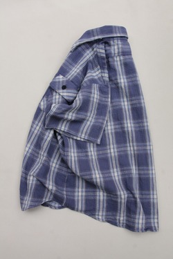 NOUN ”Wok Shirt BLUE Check” (6)