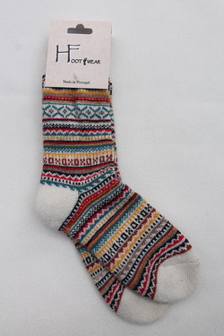 H Footwear Fair Isle WHITE (2)