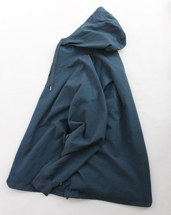 GYMMASTER ”Seersucker Anorak Parka NAVY”250418 (4)