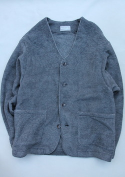 bettaku ”Melton Fleece Cardigan GRAY