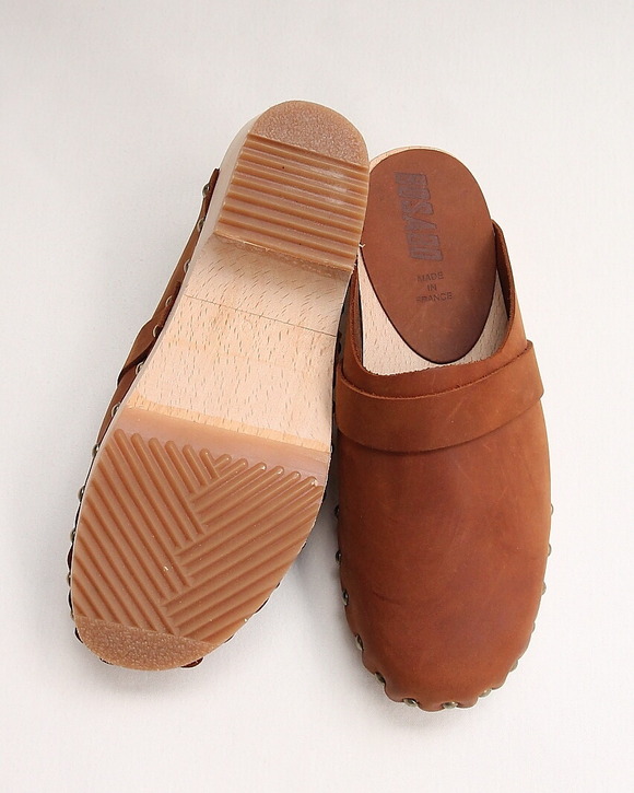 BOSABO ”Nubuck Clogs BROWN”250616 (6)