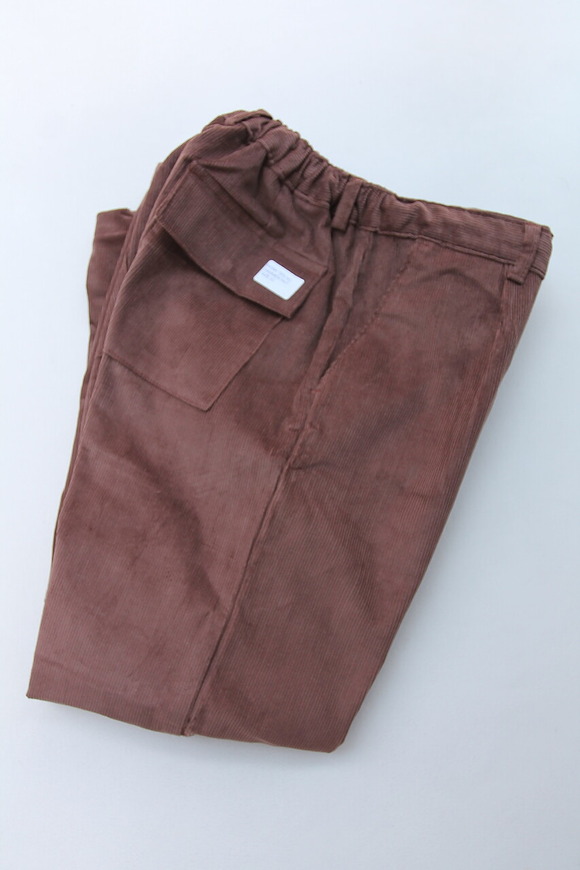 Au Vrai Chic BRITAIN ”Corduroy Work Toursers L BROWN” 230809