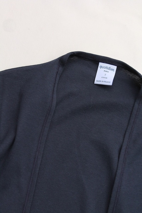 Quotidien ”Smooth BL Cardigan NAVY”250131 (2)