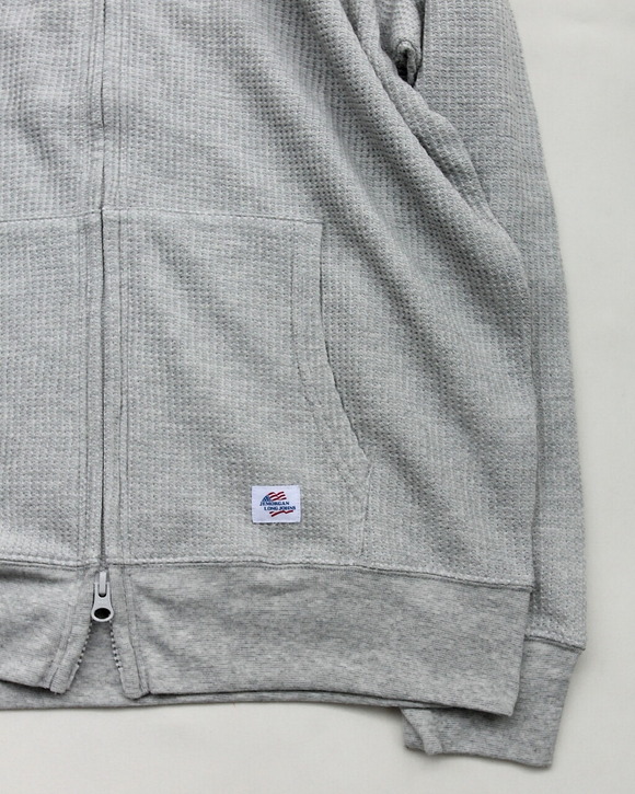 JE MORGAN ”CVC Waffle Full Zip Parka GRAY”250918 (3)