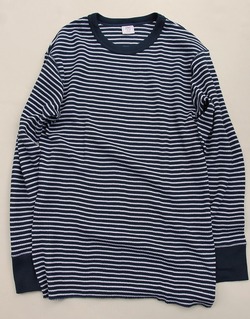 JE MORGAN ”THARMAL CN STRIPE NAVY”231129