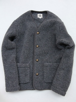 COLDBREAKER Mens Cardigan CHARCOALl