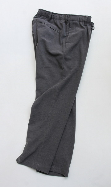 ARBRE ”Stretch Serge 1 Tuck Easy Pants GRAY201017 (2)