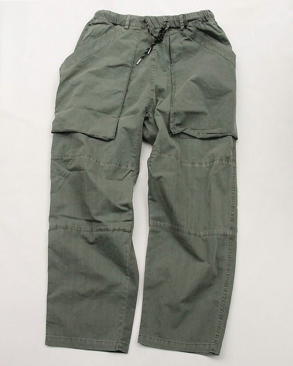 GYMMASTER ”CN Pigment Baker Pants OLIVE”230315 (3)