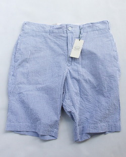KEATON CHASE ”Bermuda Short 40s Seersucker Stripe” 260528