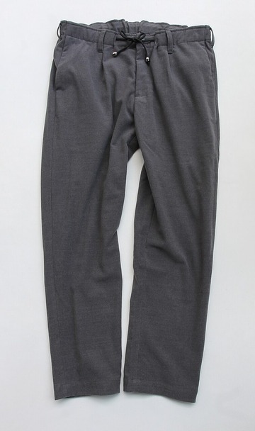 ARBRE ”Stretch Serge 1 Tuck Easy Pants GRAY201017