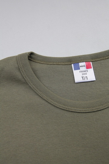 Bandol 1X1 Rib Short Sleave Military Crew OLIVE (3)