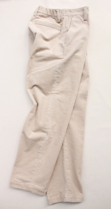 Harriss ”Confort Tapered Corduroy Pants OFF WHITE” (4)