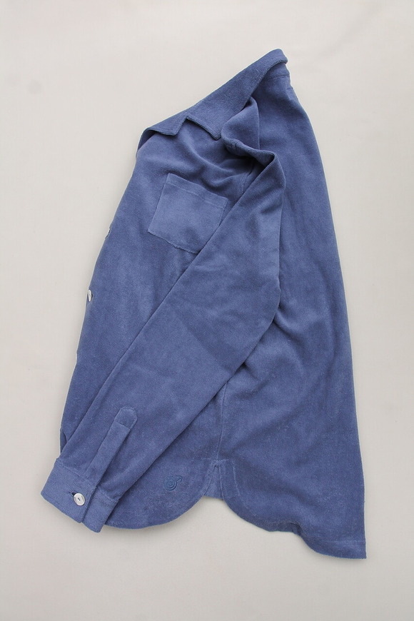 Less garcons faciles ”Organic terry cotton Shirt NIGHT SHADOW”