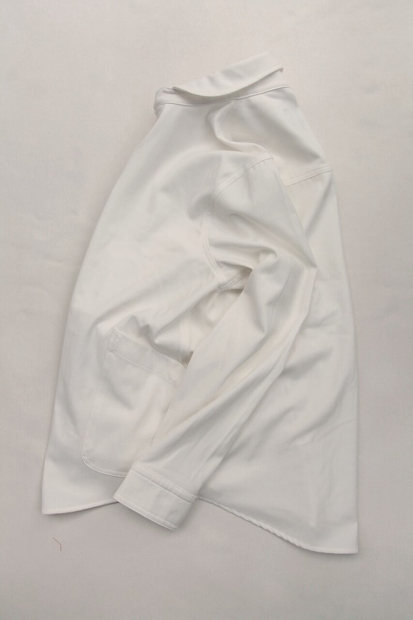 ARBRE ”Flannel Herringbone PO Shirts WHITE”2311294