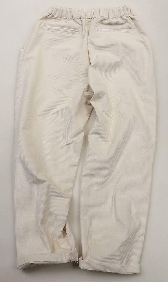 Vecchi ”C COULISSE Corduroy Easy Pants O WHITE”240410 (5)