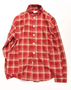 Arbre ”Poplin Tartan Shawl Collar Shirt”251021