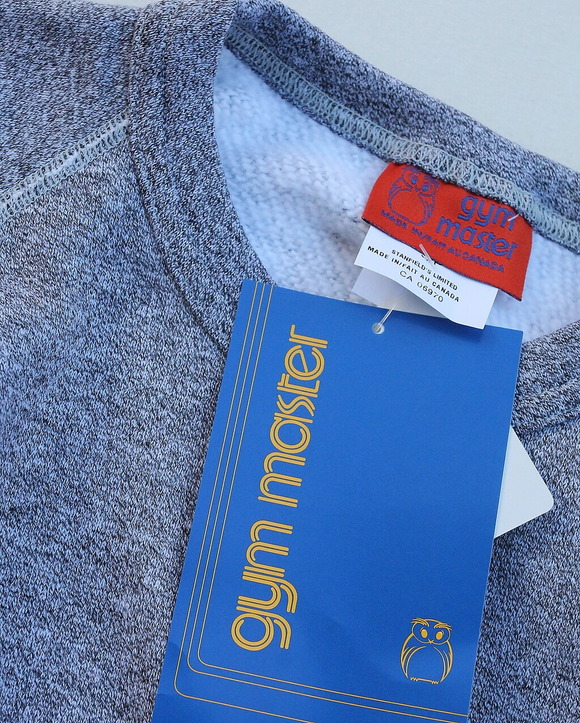 GYMMASTER ”Sweat Raglan Basic CN OX GRAY”2308295