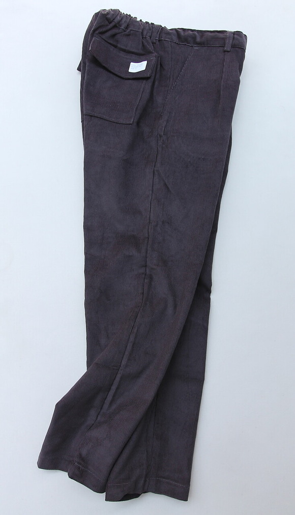 Au Vrai Chic BRITAIN ”Corduroy Work Trousers GRAY 2308096