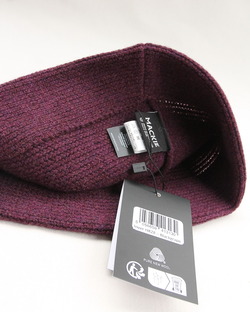 MACKIE ”Wool ”INVER Bucket Hat BLACKGRAPE ”250926 (4)