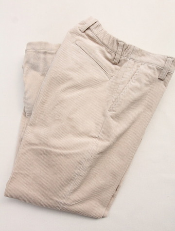 Harriss ”Confort Tapered Corduroy Pants OFF WHITE” (5)