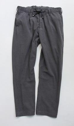 ARBRE ”Stretch Serge 1 Tuck Easy Pants GRAY201017