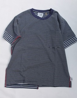 GYMMASTER ”Swichover Border T NAVY”240517