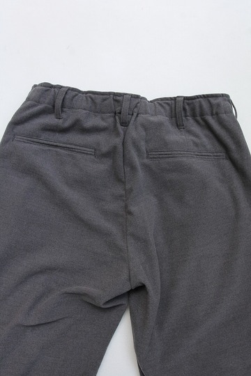 ARBRE ”Stretch Serge 1 Tuck Easy Pants GRAY201017 (6)