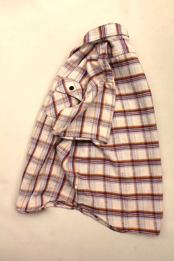 NOUN ”Wok Shirt BEIGE Check” (5)
