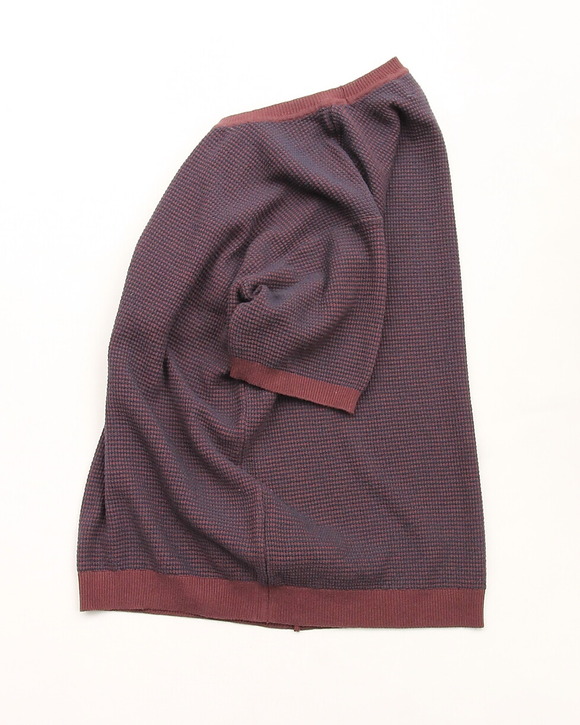 GYMMASTER ”HG Knit Border CN D BRWON NAVY” (4)