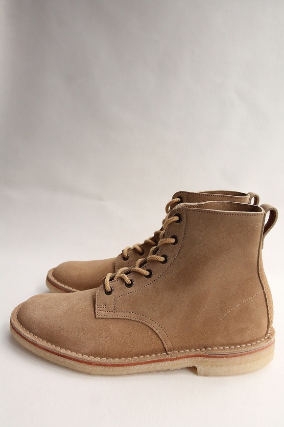 Suffolk Shoes Desert Hi Top SAND Suede4