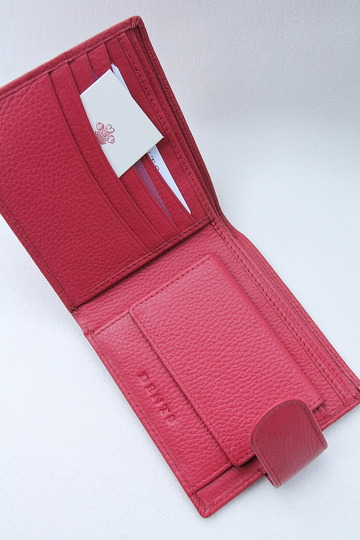 DENTS ”Beauley Pebble Grain Leather BERRY”231104 (4)