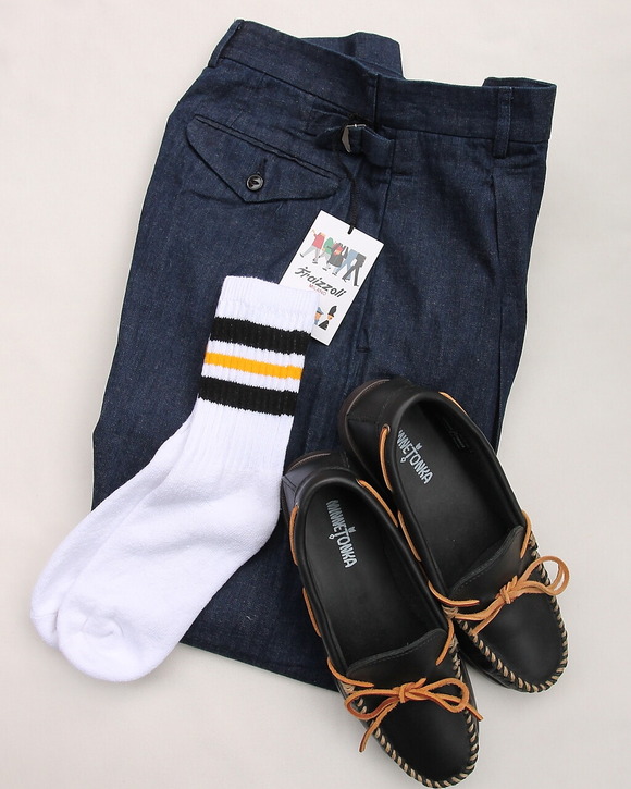 STRIPE Socks ”BLACK GOLD” (3)