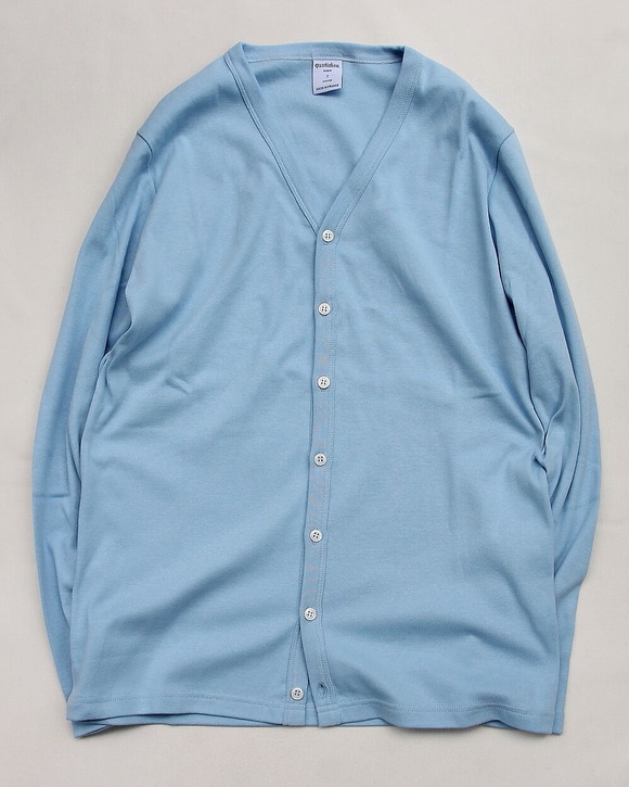 Quotidien ”Smooth Button Cardigan SKY BLUE”250131