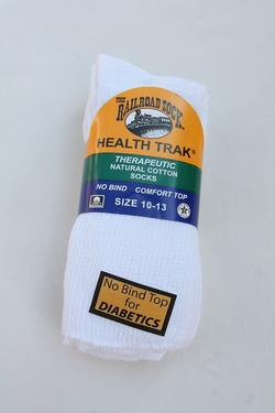 RAILROAD ”Health Trak Socks WHITE” (3)