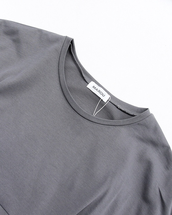 MAXOU ”Jersey SS Lounge Dress GRAY” 260514 (2)