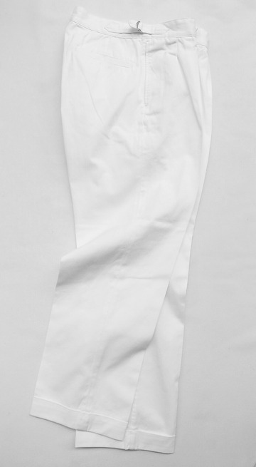 KIFFE Belt Less Pants WHITE (6)