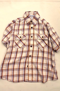 NOUN ”Wok Shirt BEIGE Check”