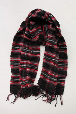 Cashcryl Plaid RED X BLACK