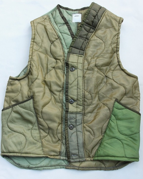 Oddoment ”Quilting Vest OLIVE”241113