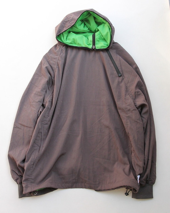 GYMMASTER ”Rayon Nylon NINJYA Hoodie CHARCOAL”251001