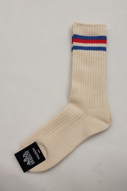 HALISON ”Organic Prep Crew Socks RED” (2)