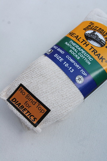 RAILROAD ”Health Trak Socks 2P NATURAL” (2)