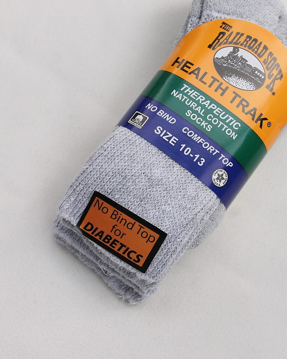 RAILROAD ”Health Trak Socks GRAY” (2)