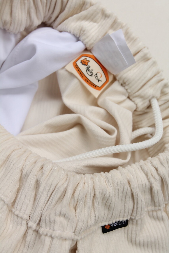 Vecchi ”C COULISSE Corduroy Easy Pants O WHITE”240410 (2)