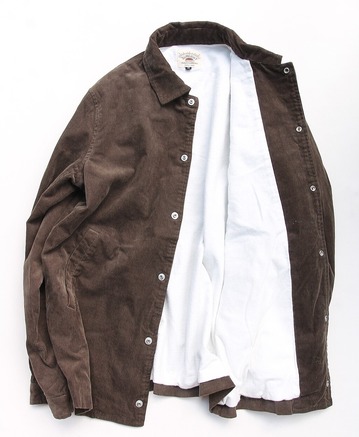 Sunlight Believer ”Corduroy Coach Jacket OLIVE”231019 (5)