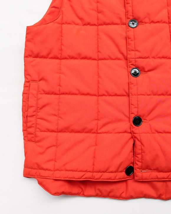 NOUN ”Quilt Vest Cotton ORANGE”251110 (3)
