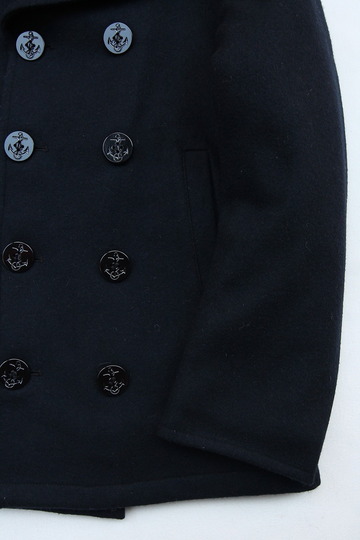 Sterlingwear Wool Melton P Coat NAVY (4)