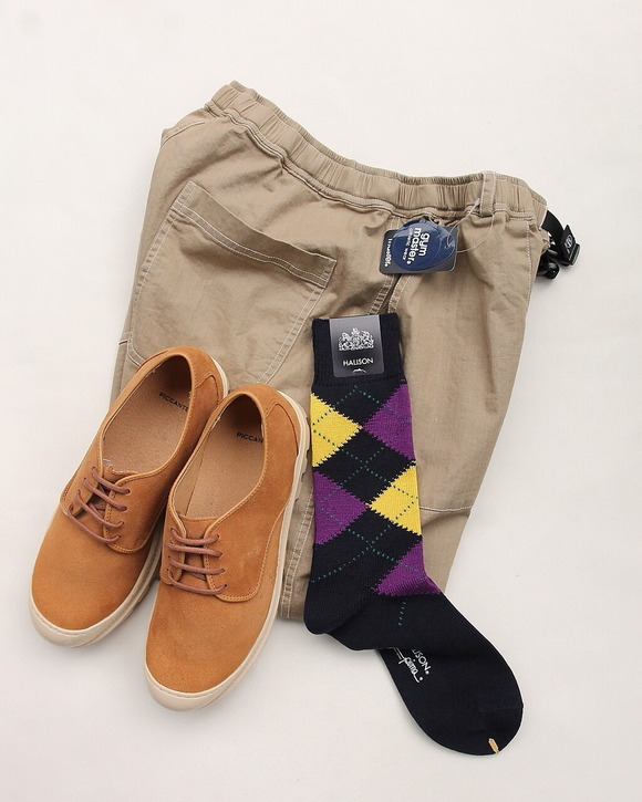 HALISON ”Supima Cotton Srgyle Socks 5D NAVY (3)