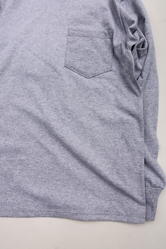 LIFEWEAR ”Mock LS Pkt Basic OX GRAY”2309023